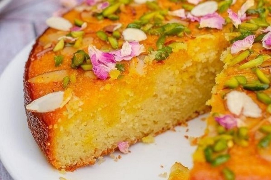 Love Cake with Saffron - saffronpalce com